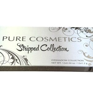 Pure Cosmetics Stripped Collection 12 Shade Eyeshadow Palette Neutral Bronze NEW